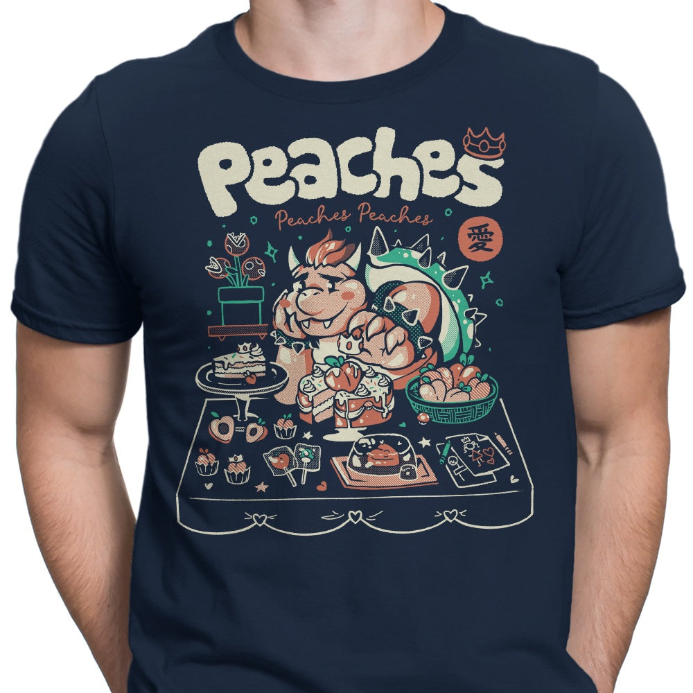 Men's Fashionable Peach Picnic Apparel