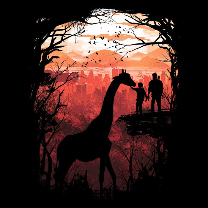 Dandingeroz Men's The Last Sunset T-Shirts in Various Sizes