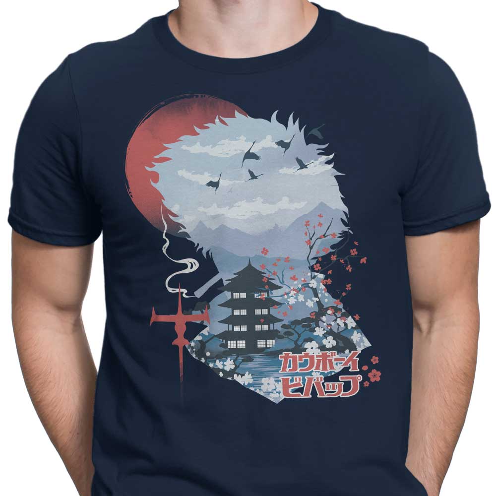 Dandingeroz Ukiyo - e Style Men's Cowboy T - Shirts