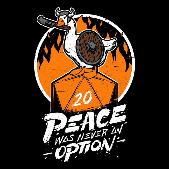 Peace Was Never an Option - Exclusive Men's Clothing Apparel