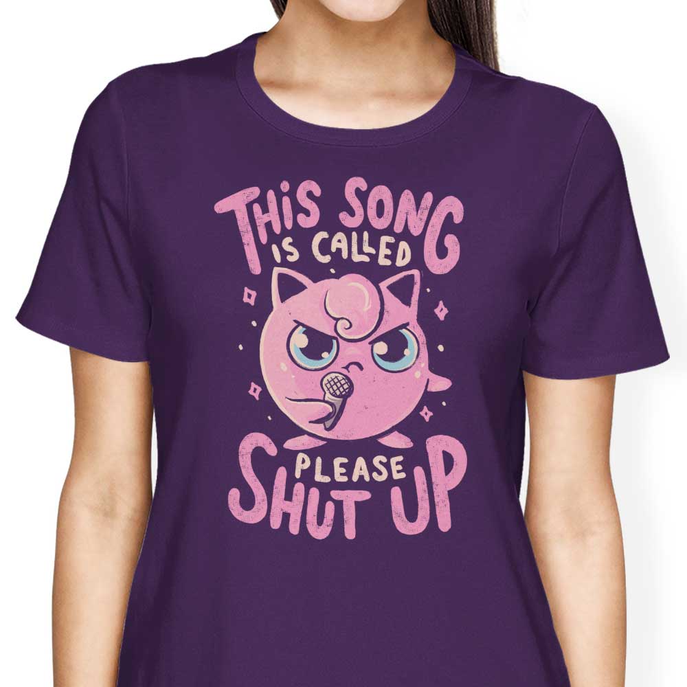 Arigatees 'Please Be Quiet' Women's Fashion Apparel
