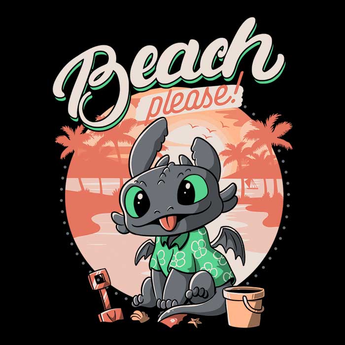 Summer Dragon - Stylish Women's Cotton T-Shirts for Summer