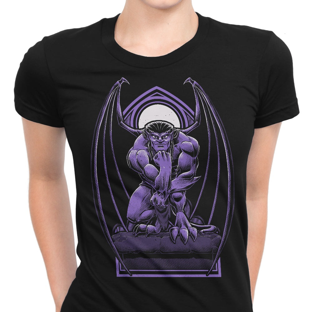 Studio Mootant Gargoyle Statue Design Women's Apparel - T-Shirts and Premium T-Shirts