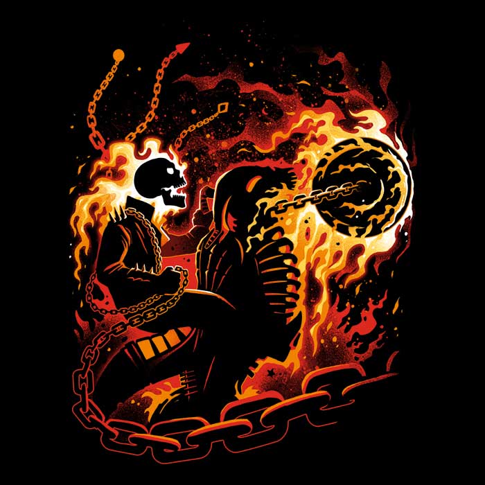 Men's Blazing Vengeance Apparel Collection - T-Shirts and Premium T-Shirts