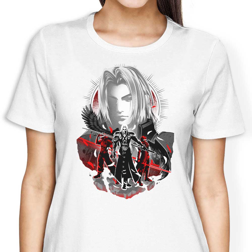 Stylish Winged Silhouette Women's Cotton T-Shirts in Multiple Sizes