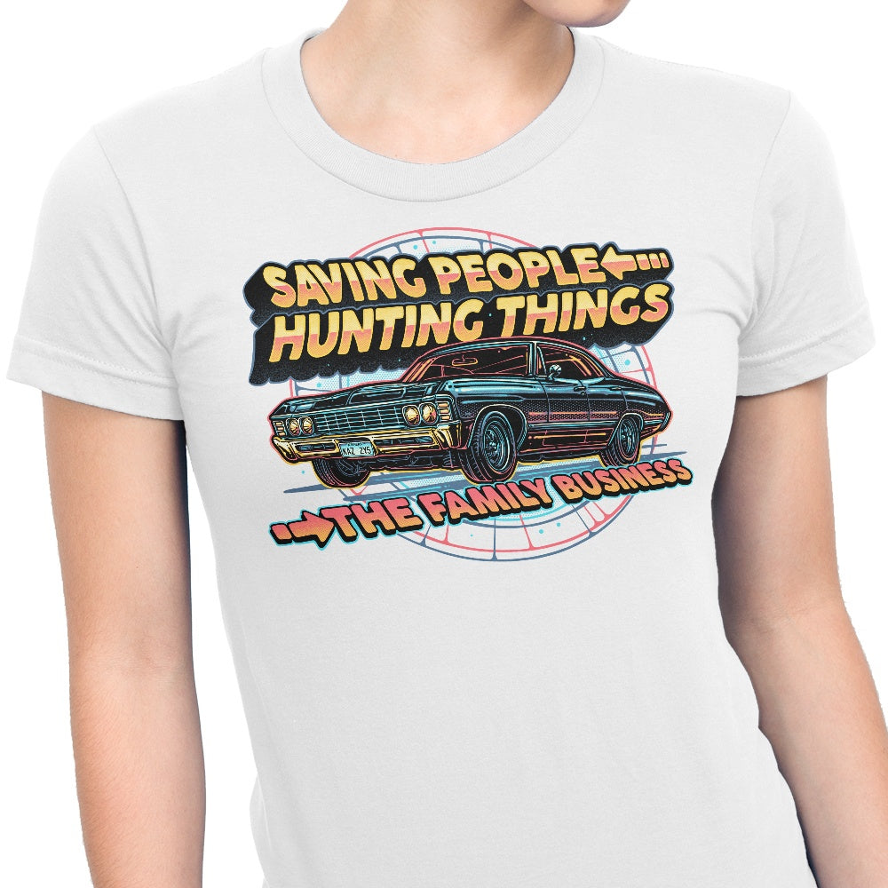 Women's 'Saving People, Hunting Things' Fashion Apparel Collection