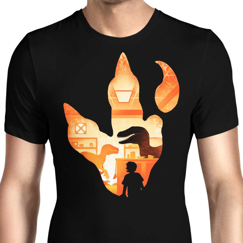 Men's Velociraptor Footprint Apparel - Clothing for Fashion - Forward Guys