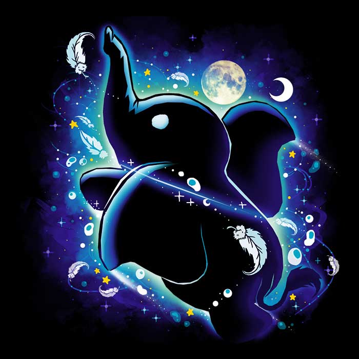 Vallina84's Magical Elephant Women's Comfortable Cotton T-Shirts