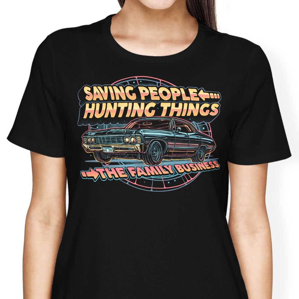 Women's 'Saving People, Hunting Things' Fashion Apparel Collection