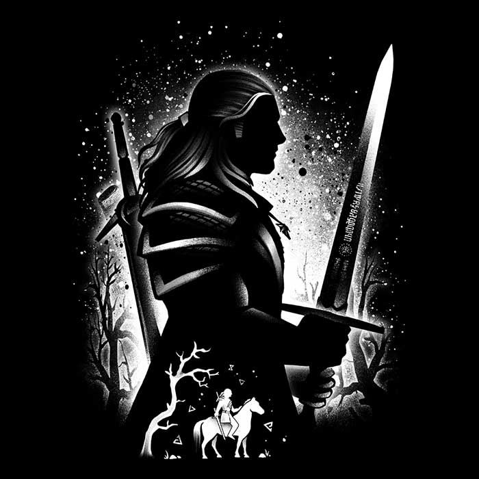 Women's Alemaglia 'White Wolf of Rivia' Fashionable Apparel