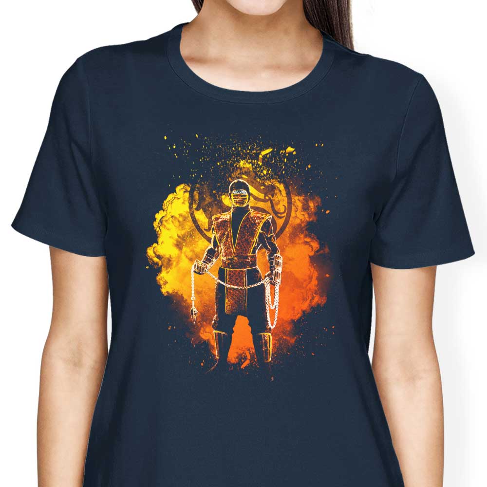 Donnie Illustrations' Fire Soul Ninja Women's Stylish Apparel