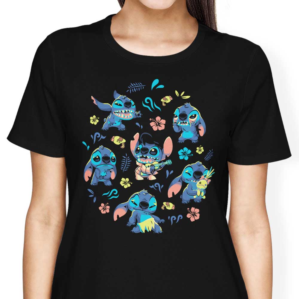 Geeky 'An Alien's Day' Women's Stylish T-Shirts