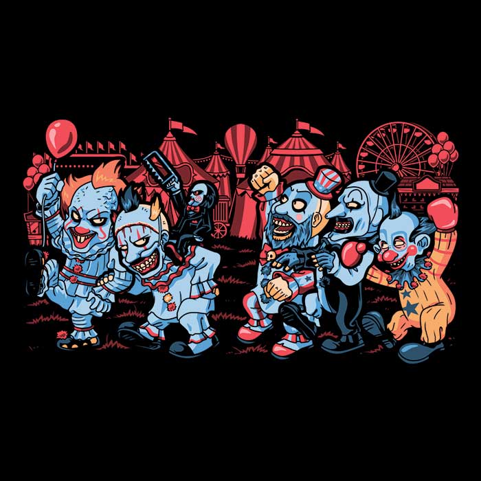 Wild Clowns Themed Men's Fashion Apparel