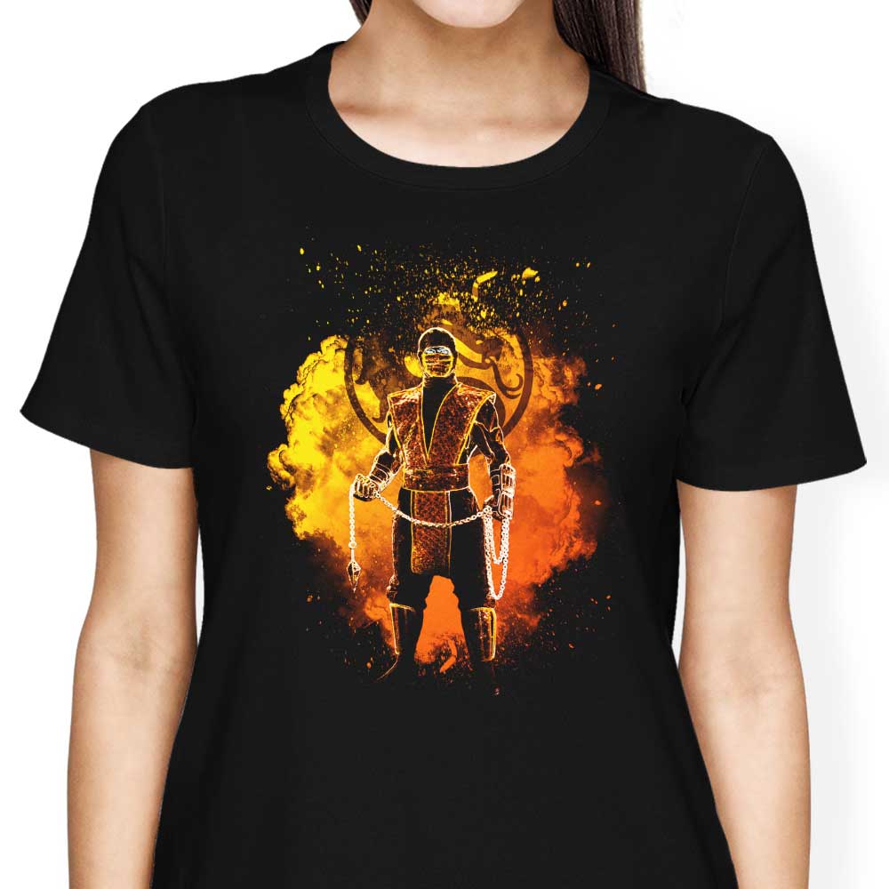 Donnie Illustrations' Fire Soul Ninja Women's Stylish Apparel