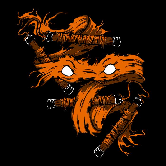 TwistMedia Orange Rage Stylish Men's T-Shirts in Various Sizes