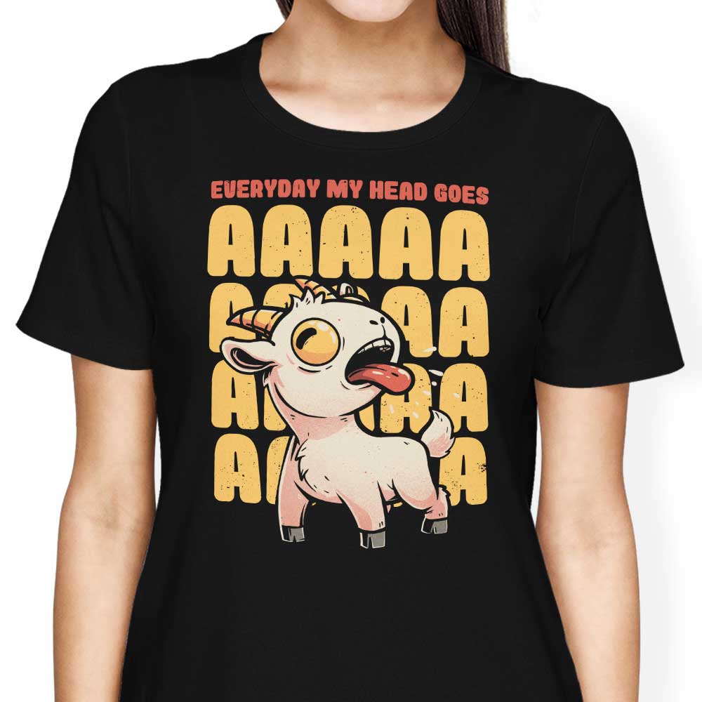 Elegant Women's Apparel - 'My Head Goes' T-Shirts
