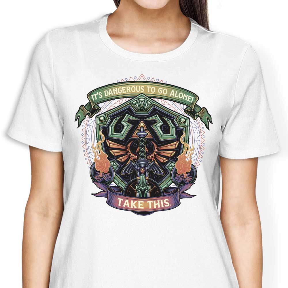 Stylish Women's Shield and Sword Apparel Collection
