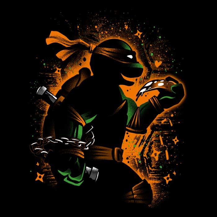 Stylish Orange Partying Ninja Women's Clothing Apparel