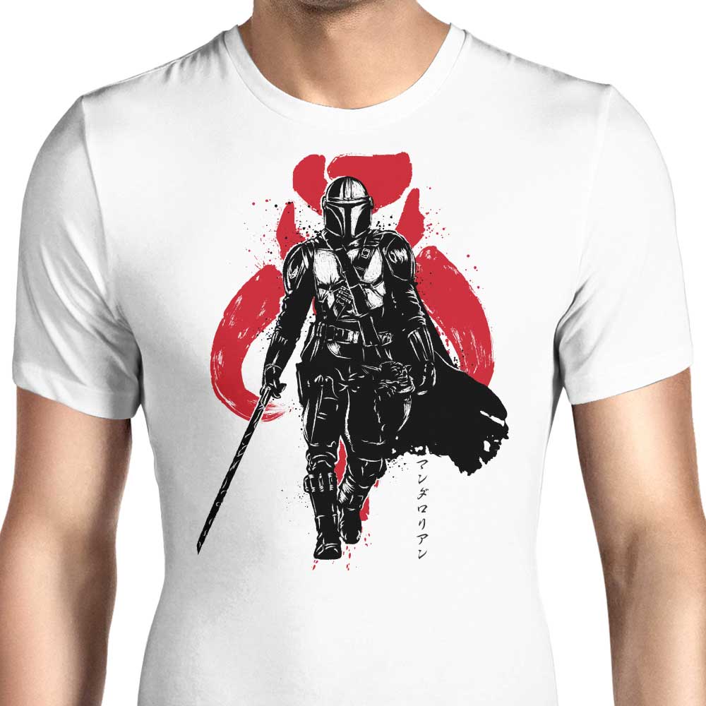 Men's Stylish Dark Wielder Sumi-e Apparel by Dr. Monekers