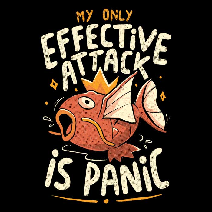 Men's Panic Attack Apparel by Arigatees