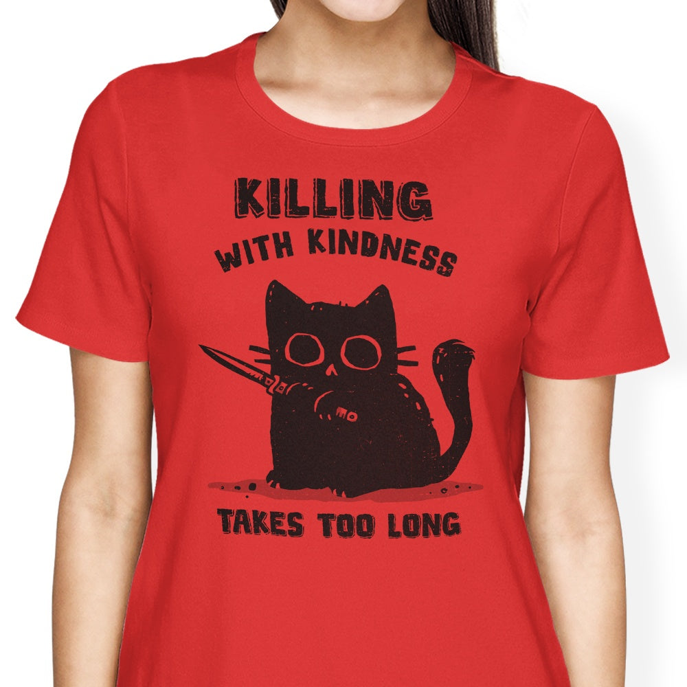 Women's 'Killing With Kindness' Fashionable Apparel and Accessories