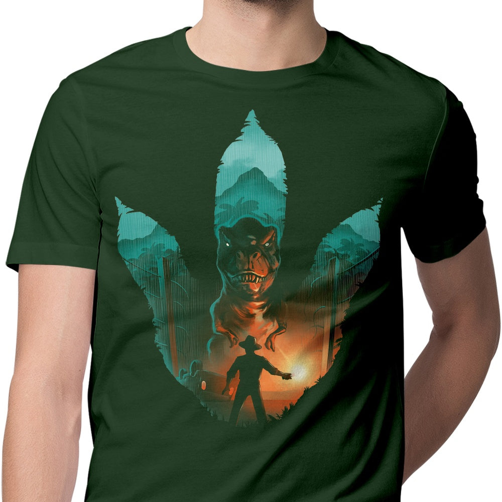 Jurassic Footprint Men's Clothing - T-Shirts and Premium T-Shirts