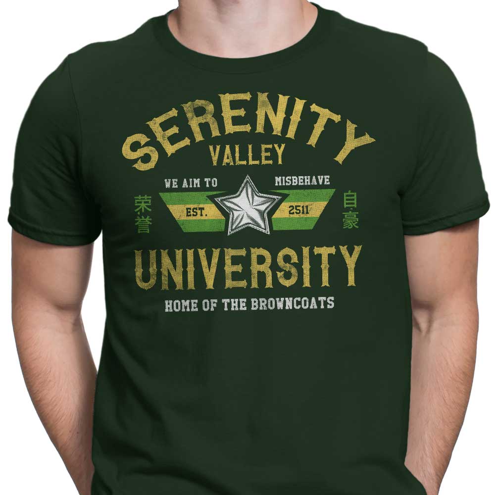 Men's Apparel Collection from Serenity Valley University