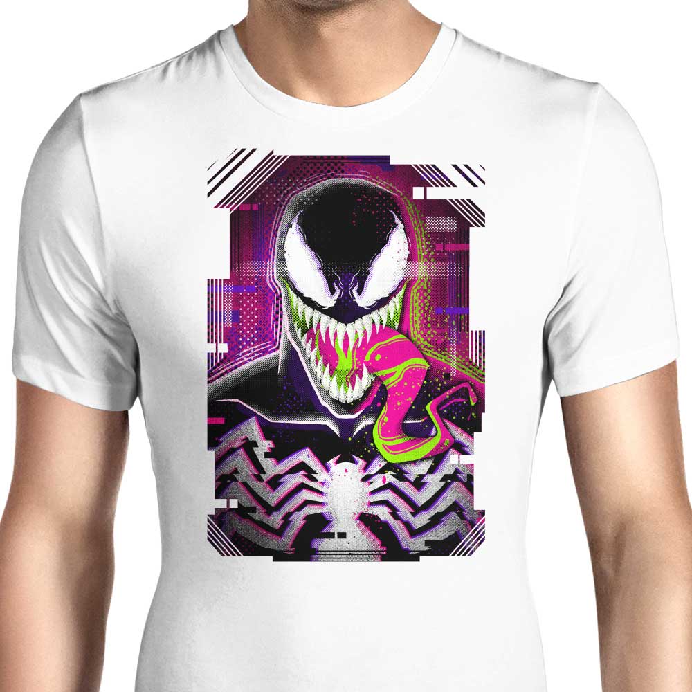 Men's Glitched Symbiote Apparel Collection - T-Shirts and Premium T-Shirts