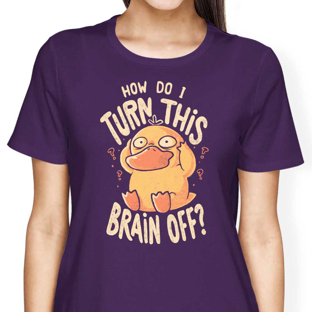Women's 'How Can I Switch It Off' Apparel Collection
