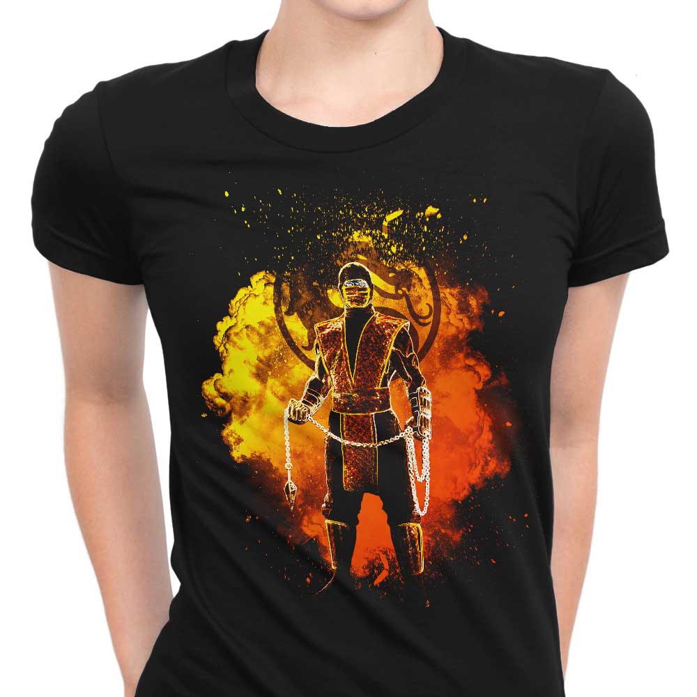 Donnie Illustrations' Fire Soul Ninja Women's Stylish Apparel