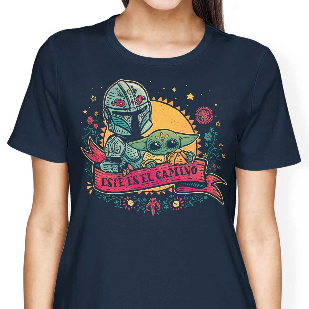 Teesgeex Estes Es El Camino Women's Stylish Cotton T-Shirts