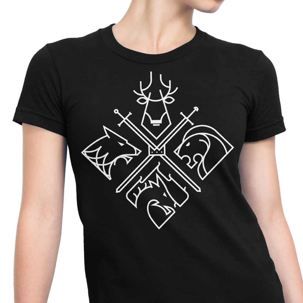 Minimal Thrones Women's Fashion Apparel - T-Shirts Collection