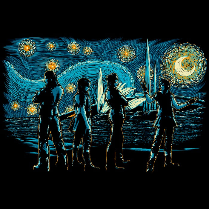 Starry Road Trip Women's Cotton T-Shirts in Various Sizes