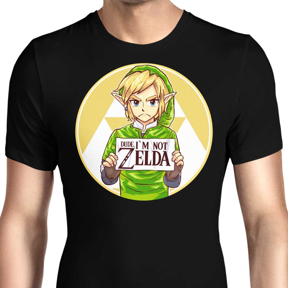 Cool Men's 'I'm Not Zelda' Apparel from Rustenico