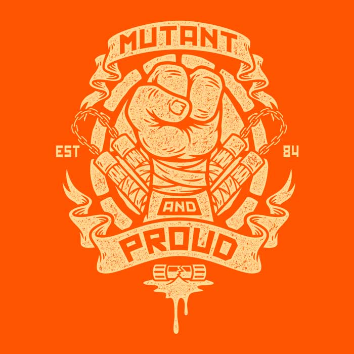 Men's Mutant and Proud: Mikey Stylish Apparel