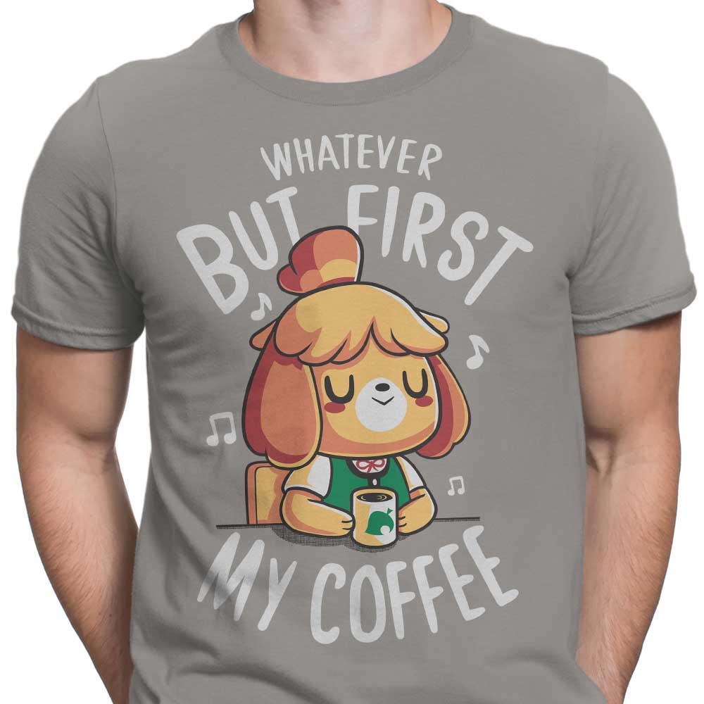 Typhoonic Art's First My Coffee - High - Quality Men's Apparel