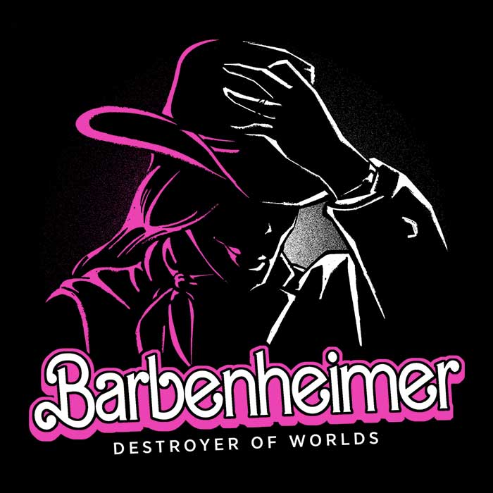 Fitas Artwork's Barbenheimer Women's Fashionable Apparel