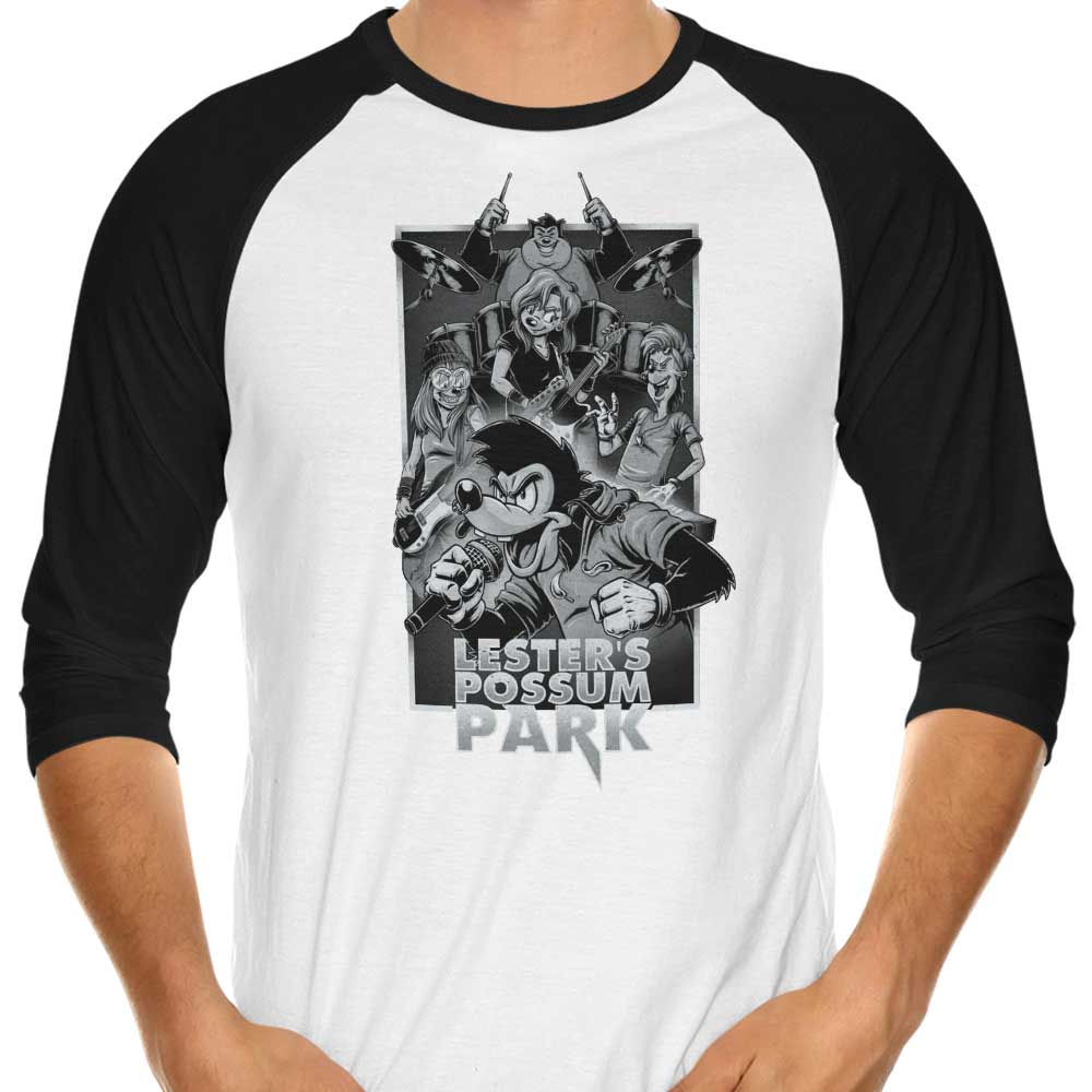 Possum Park Three - Quarter Sleeve Raglan Style T - Shirt for Everyday Wear