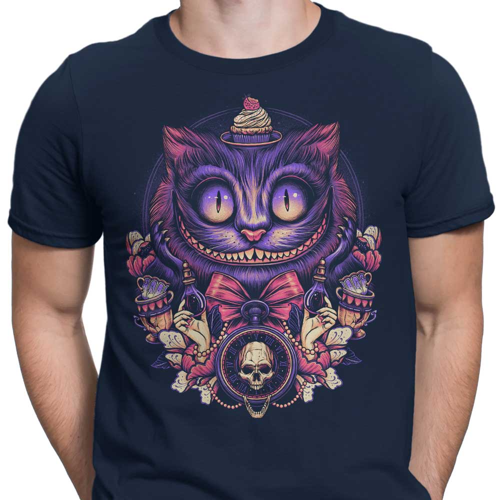 Glitchygorilla's Mysterious Smile - Stylish Men's Cotton Apparel