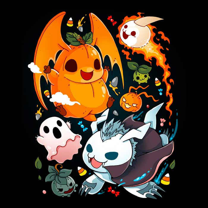 Digital Halloween Collection - Stylish Men's Apparel for the Spooky Season