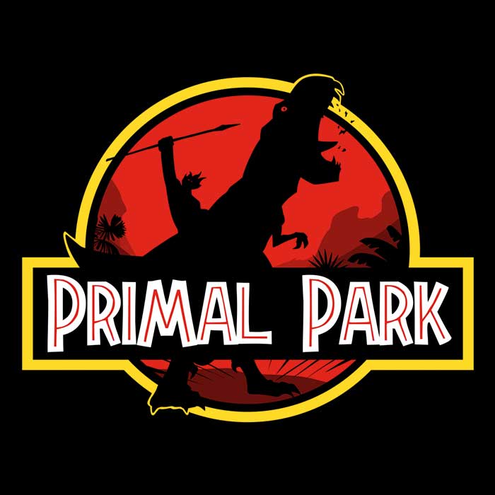 Getsousa's Primal Park Stylish 3/4 Sleeve Raglan T-Shirt