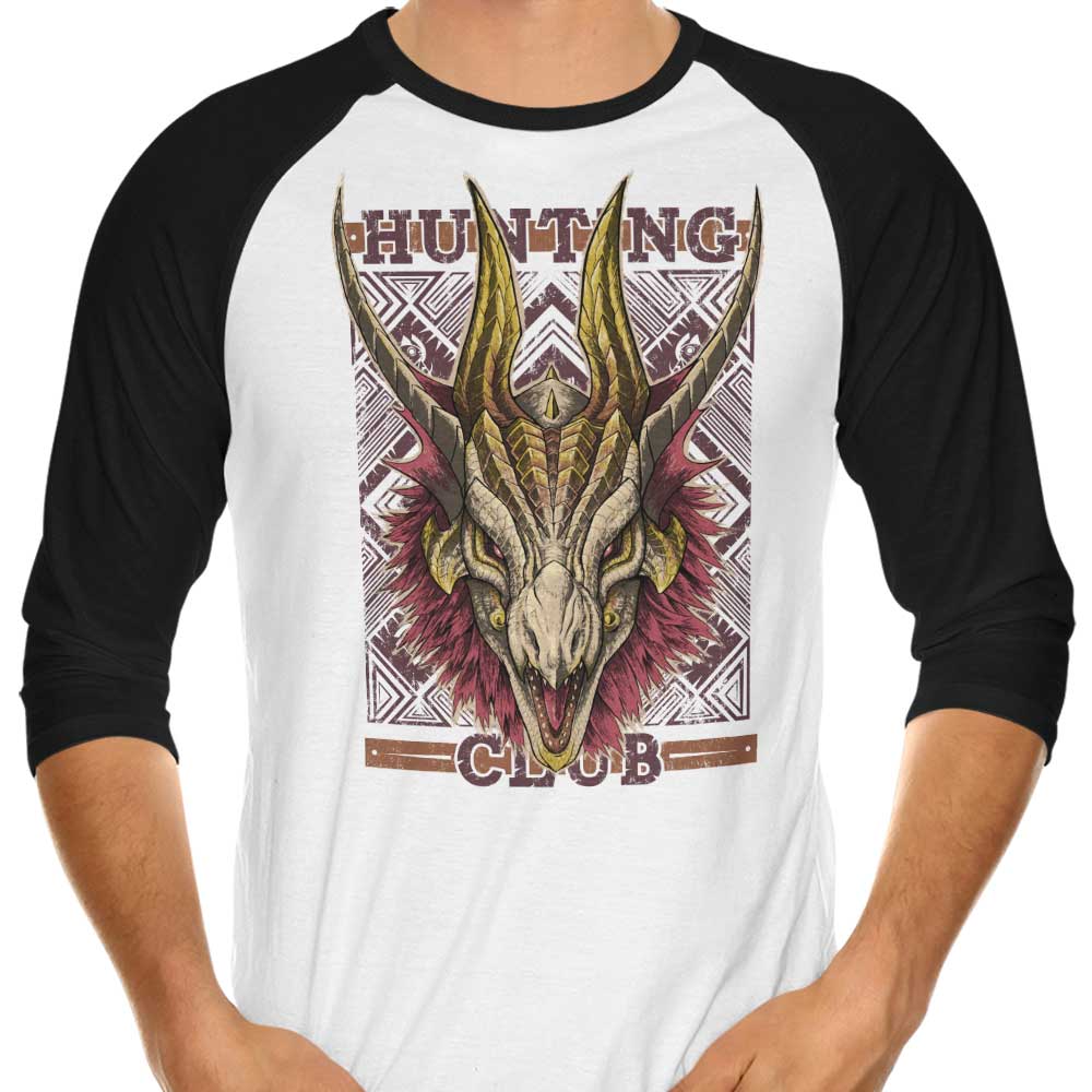 Adam Works Hunting Club Malzeno 3/4 Sleeve Raglan Stylish T-Shirt