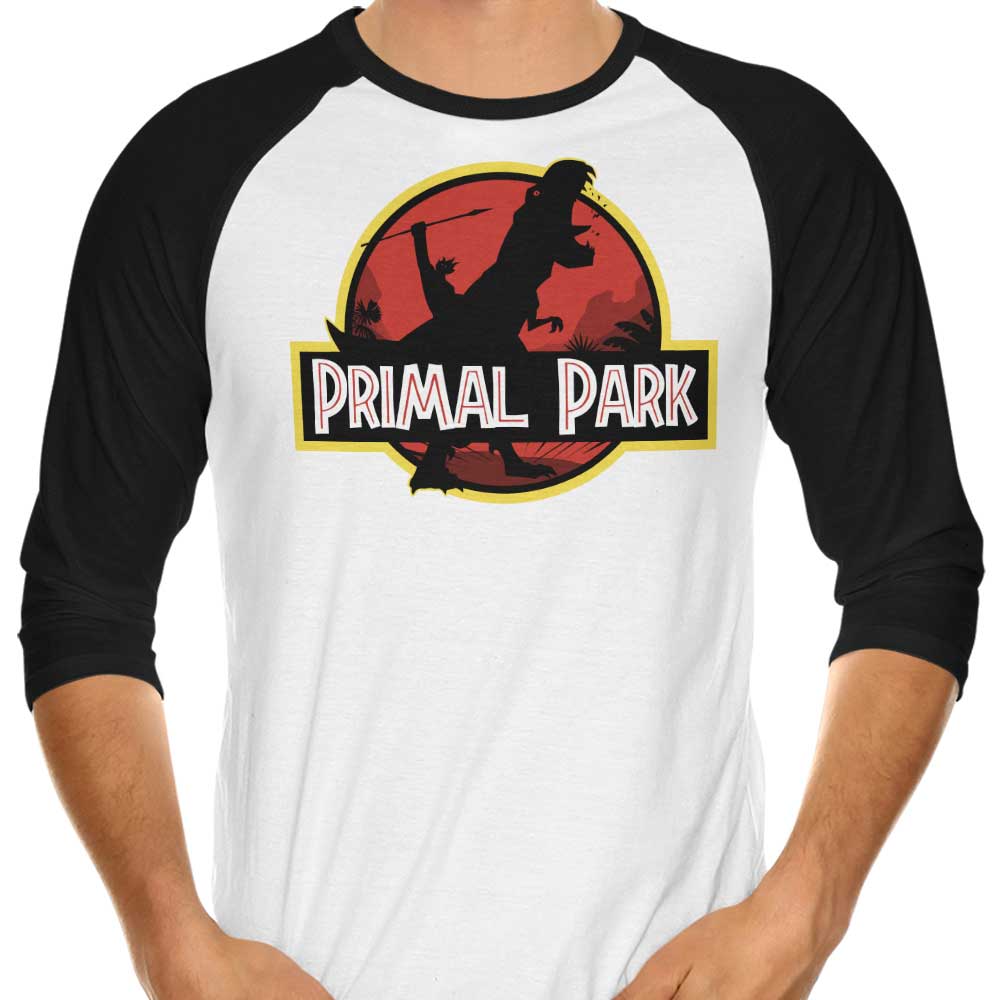 Getsousa's Primal Park Stylish 3/4 Sleeve Raglan T-Shirt