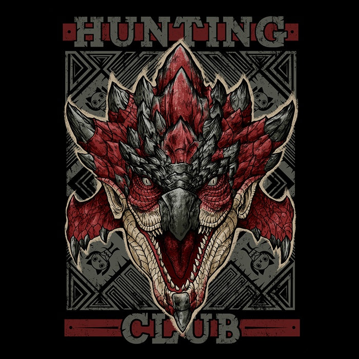 Adam Works Hunting Club: Alternative Rathalos 3/4 Sleeve Raglan T-Shirt