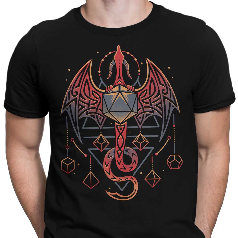 Celtic Dragon Dice-themed Men's Clothing Apparel