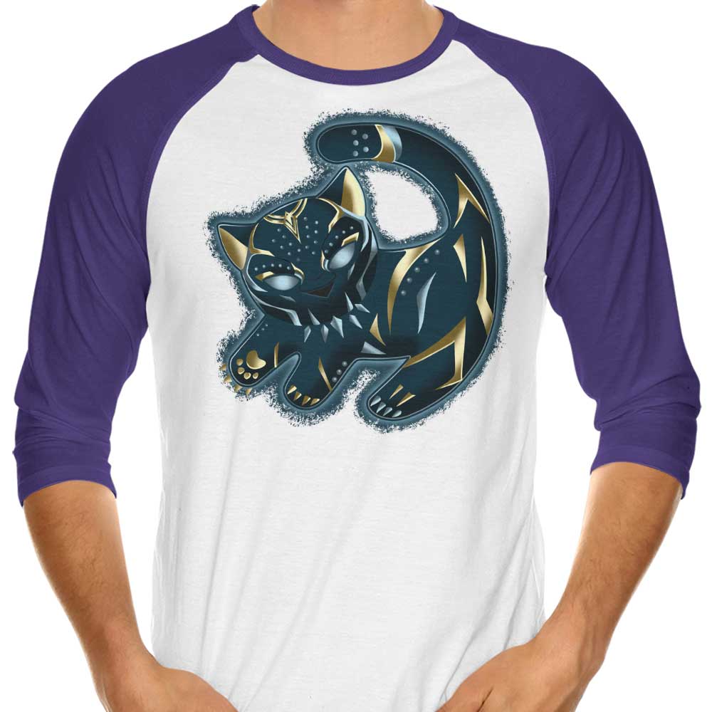 Stylish Panther Queen 3/4 Sleeve Raglan T-Shirt by MIKElopez