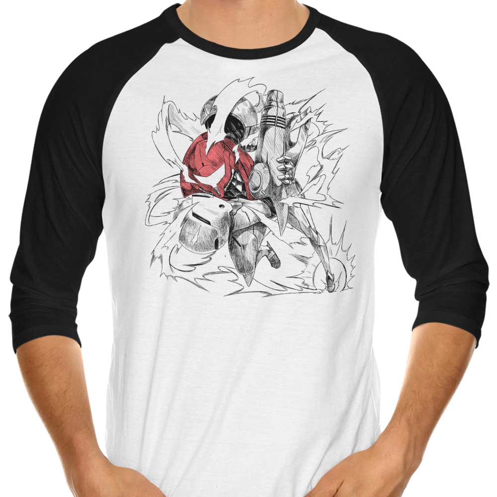 Stylish Dashing Hunter 3/4 Sleeve Raglan Men's T-Shirt for Fashion - Forward Hunters