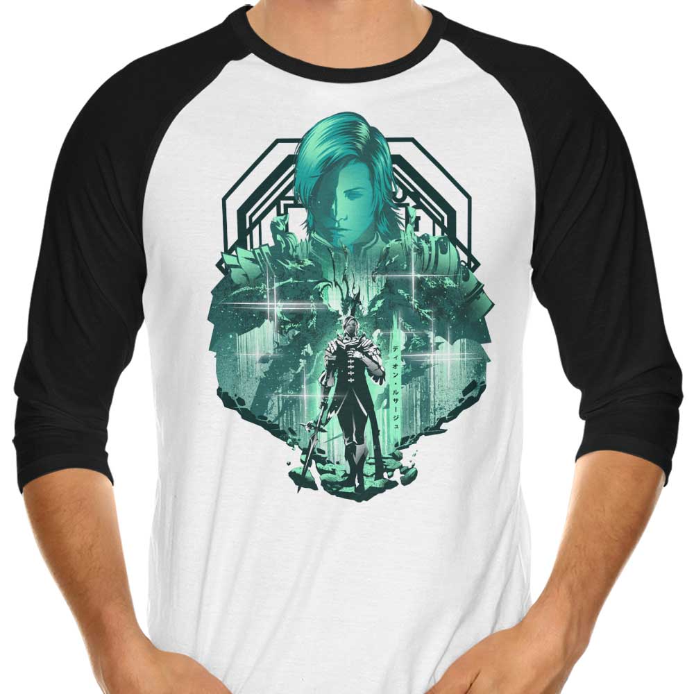 Hypertwenty's Power of Bahumut 3/4 Sleeve Raglan Stylish T-Shirt
