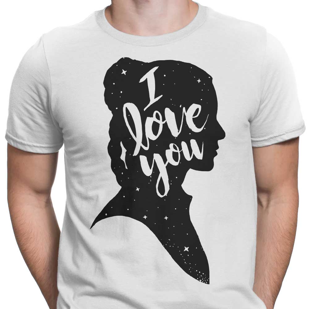 Men's 'I Love You' Apparel: T-Shirts in Various Sizes