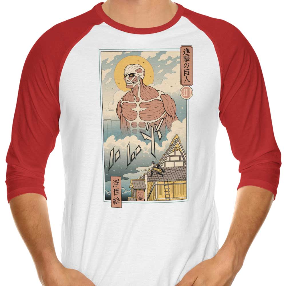 XENOS Edo Titan 3/4 Sleeve Raglan Stylish T-Shirt